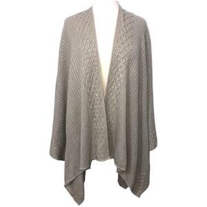 Charlie Paige Shimmer Knit Cape One Size NWT